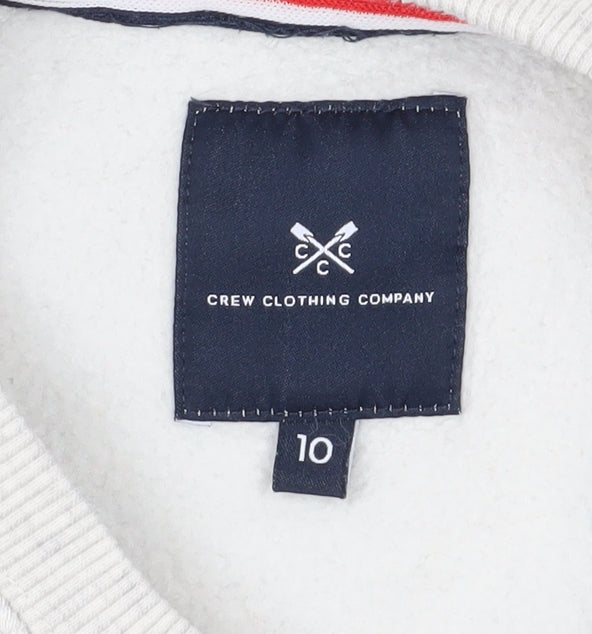 Crew Clothing Women’s Grey Sweatshirt, Size 10