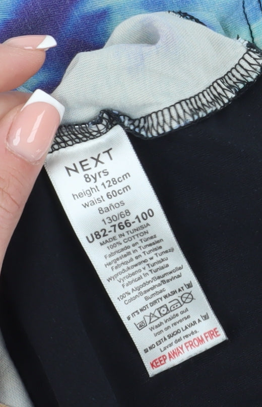 Next Boys Multicoloured Fire and Water Graphic T-Shirt, Size 8