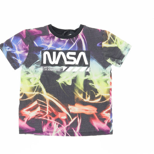 Next Boys Multicoloured NASA Graphic Cotton T-Shirt 8 Years