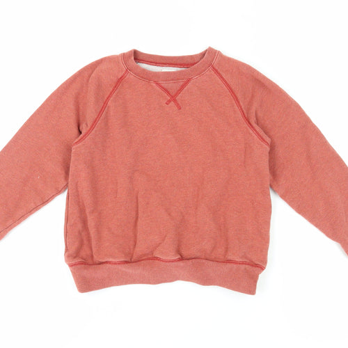 Crewcuts Girls Red Pullover Sweatshirt M Long Sleeve Casual