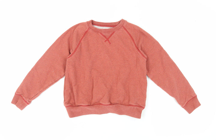 Crewcuts Girls Red Pullover Sweatshirt M Long Sleeve Casual
