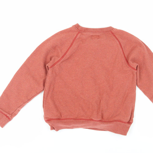 Crewcuts Girls Red Pullover Sweatshirt M Long Sleeve Casual