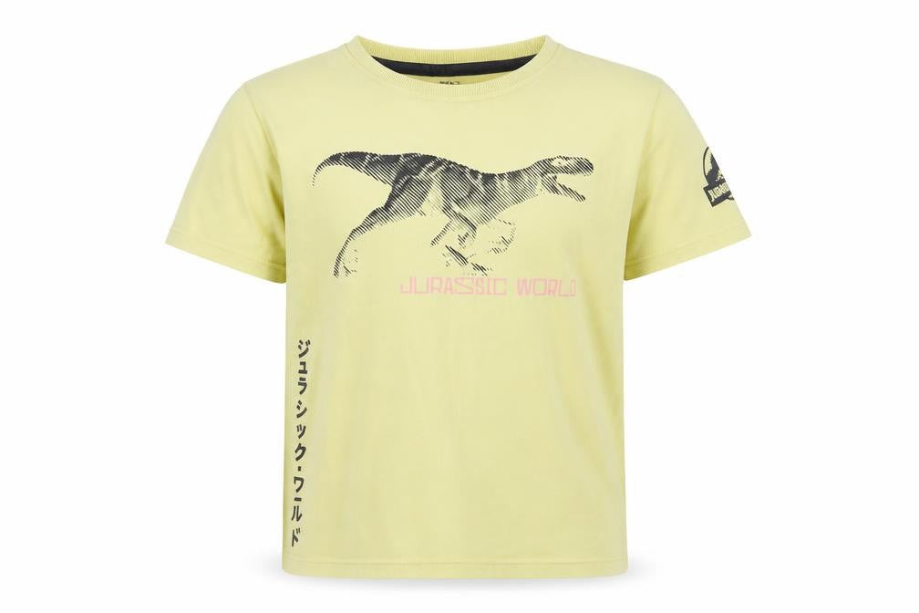 Marks and Spencer Boys Yellow Jurassic World T-Shirt, Size 9-10