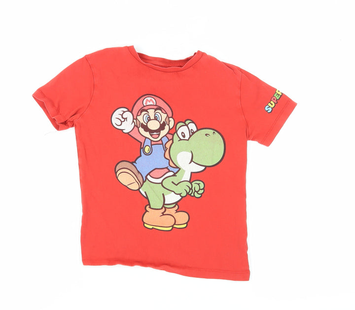Next Girls Red Super Mario T-Shirt 8 Years - Graphic Tee