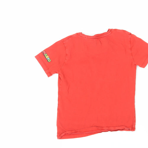 Next Girls Red Super Mario T-Shirt 8 Years - Graphic Tee