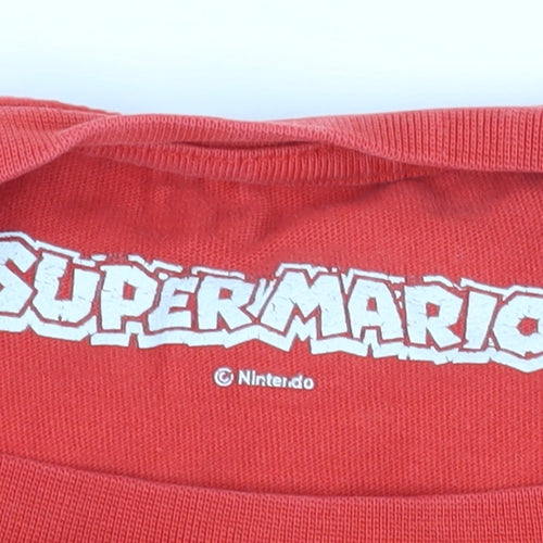 Next Girls Red Super Mario T-Shirt 8 Years - Graphic Tee