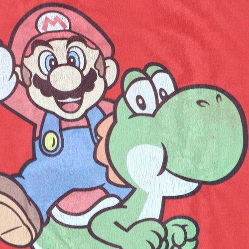 Next Girls Red Super Mario T-Shirt 8 Years - Graphic Tee