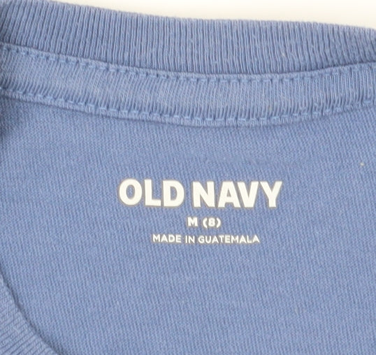 Old Navy Boys Blue Super Mario T-Shirt, Size 8 Years