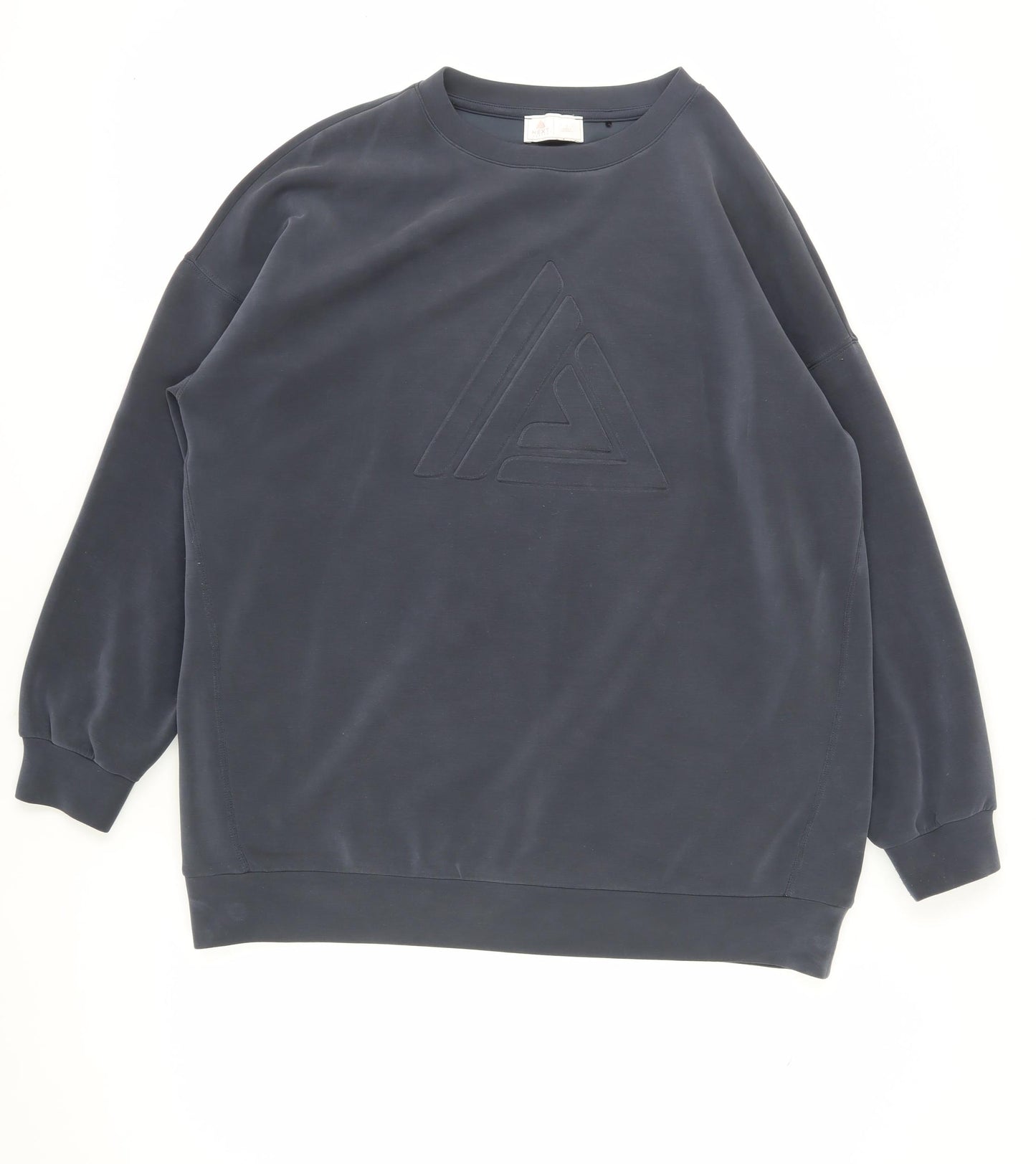 Next Women's Blue Sweatshirt, L, Modal Blend, Crew Neck