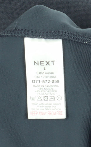 Next Women's Blue Sweatshirt, L, Modal Blend, Crew Neck