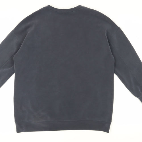 Next Women's Blue Sweatshirt, L, Modal Blend, Crew Neck