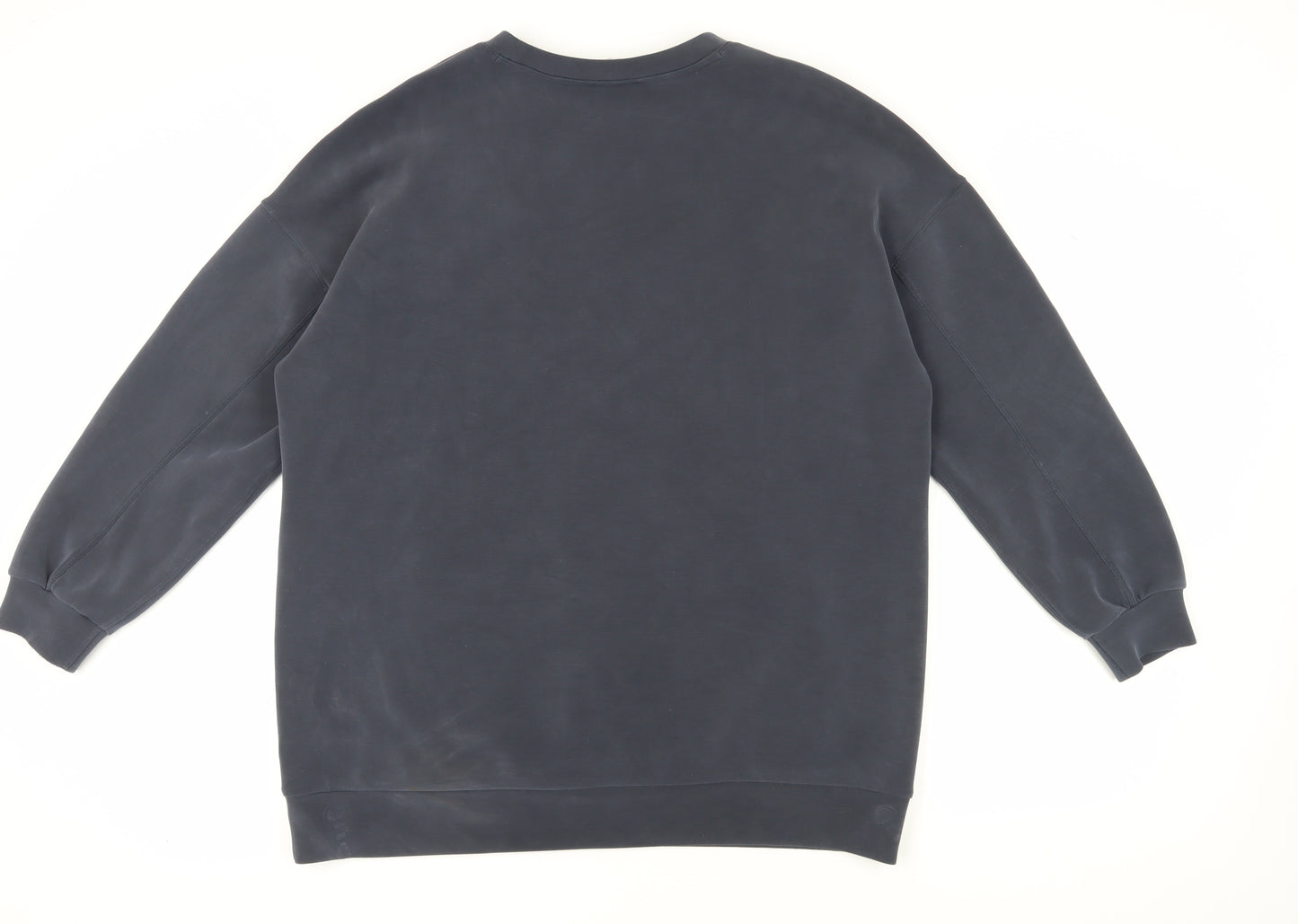Next Women's Blue Sweatshirt, L, Modal Blend, Crew Neck