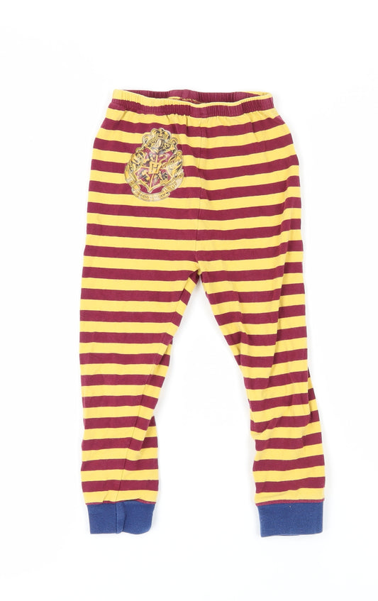 Boys Harry Potter Striped Pyjama Pants 4-5 Years Multicoloured
