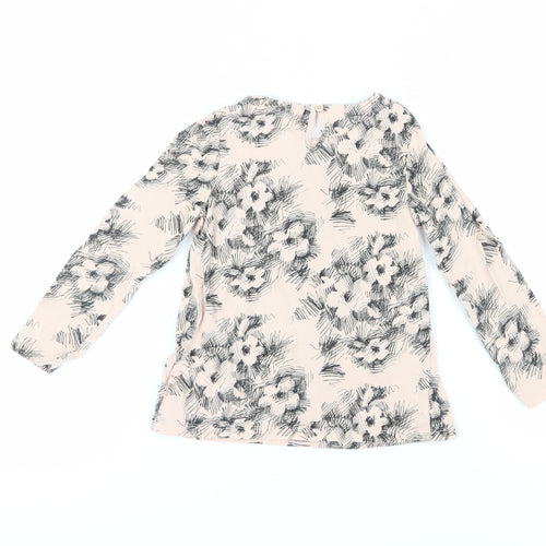 Gap Girls Ivory Floral T-Shirt, 5 Years, Long Sleeve