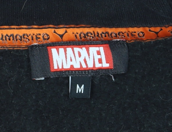 Marvel Taskmaster Hoodie M Black Full Zip Unisex