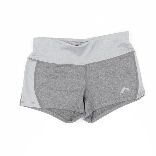 More Mile Women's Grey Athletic Shorts Size 12