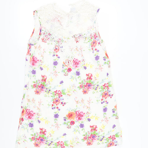 Vero Moda Women's Multicoloured Floral Shift Dress M