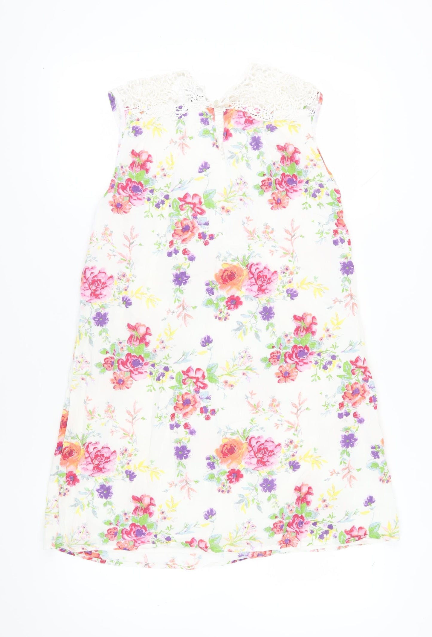 Vero Moda Women's Multicoloured Floral Shift Dress M