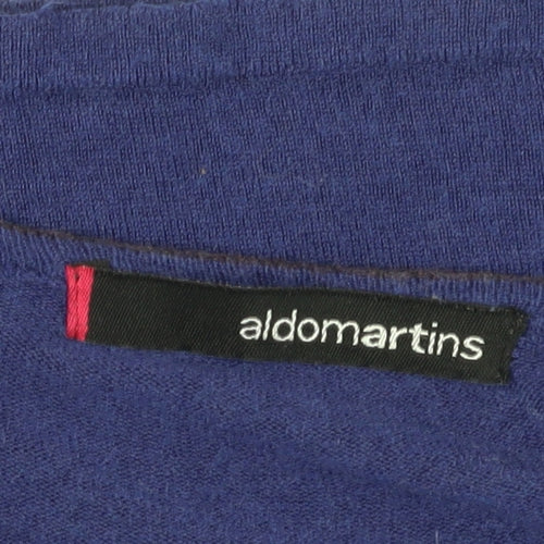Aldomartins Women's Blue Shift Dress Medium