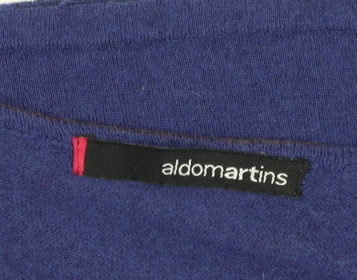 Aldomartins Women's Blue Shift Dress Medium