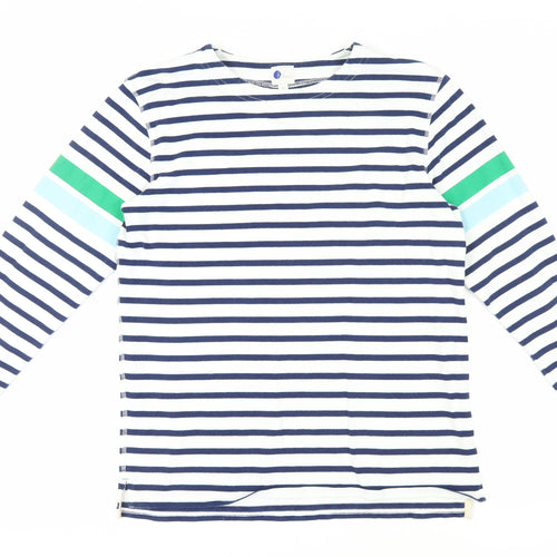Boden Women's Multicoloured Striped Long Sleeve T-Shirt