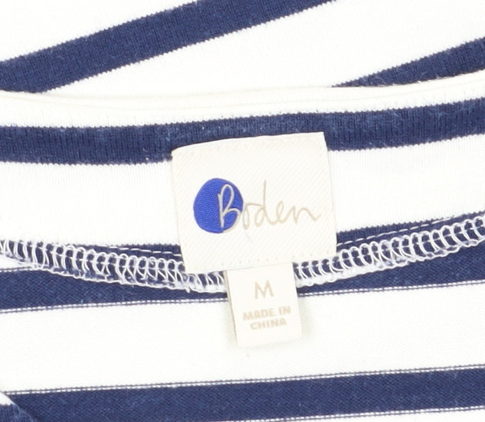 Boden Women's Multicoloured Striped Long Sleeve T-Shirt