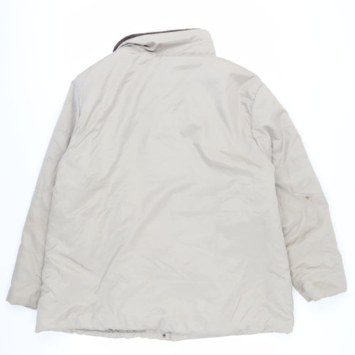 Anne de Lançay Women's Beige Puffer Coat XL