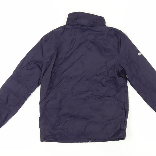 Puma Boys Blue Windbreaker Jacket Size 10