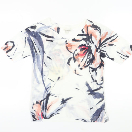 Monsoon Women's Multicoloured Floral T-Shirt - Size M