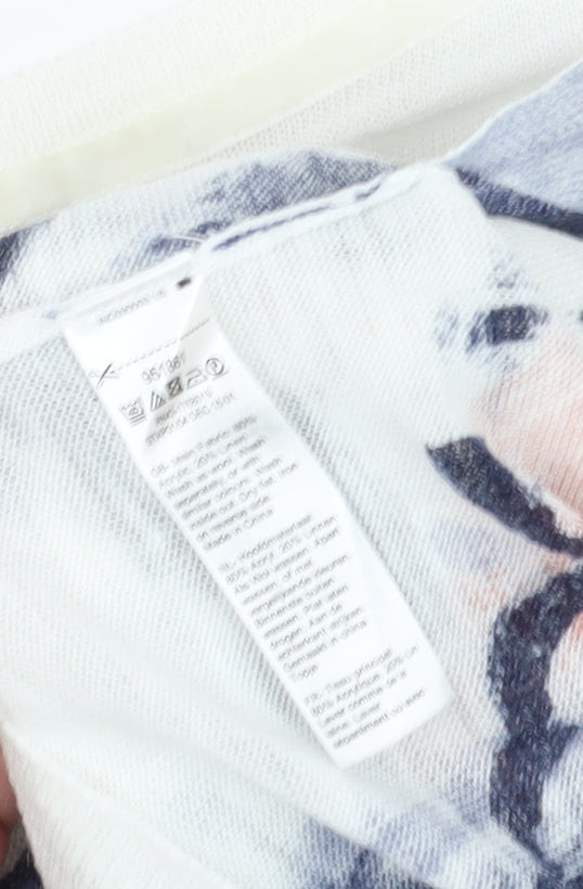 Monsoon Women's Multicoloured Floral T-Shirt - Size M