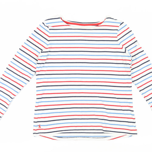 Joules Women's Multicoloured Striped Boat Neck T-Shirt