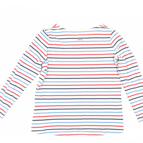 Joules Women's Multicoloured Striped Boat Neck T-Shirt