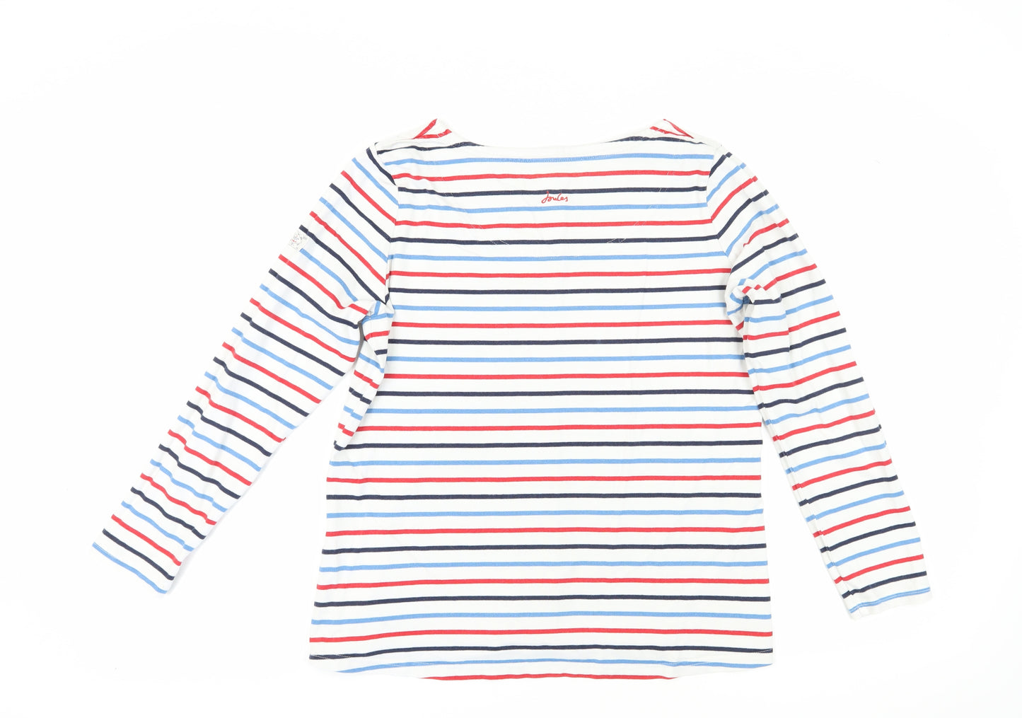 Joules Women's Multicoloured Striped Boat Neck T-Shirt