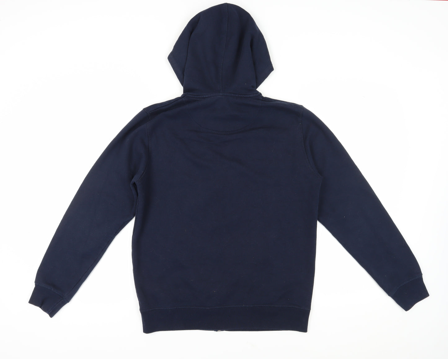 Burton Men's Blue Medium Full Zip Hoodie