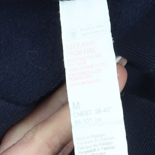 Burton Men's Blue Medium Full Zip Hoodie