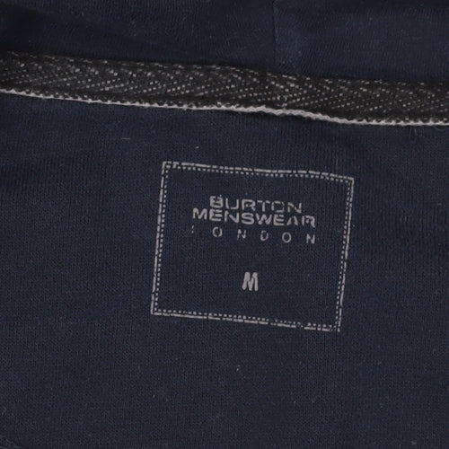 Burton Men's Blue Medium Full Zip Hoodie