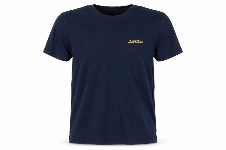 Jack & Jones Men's Blue L T-Shirt, Short Sleeve