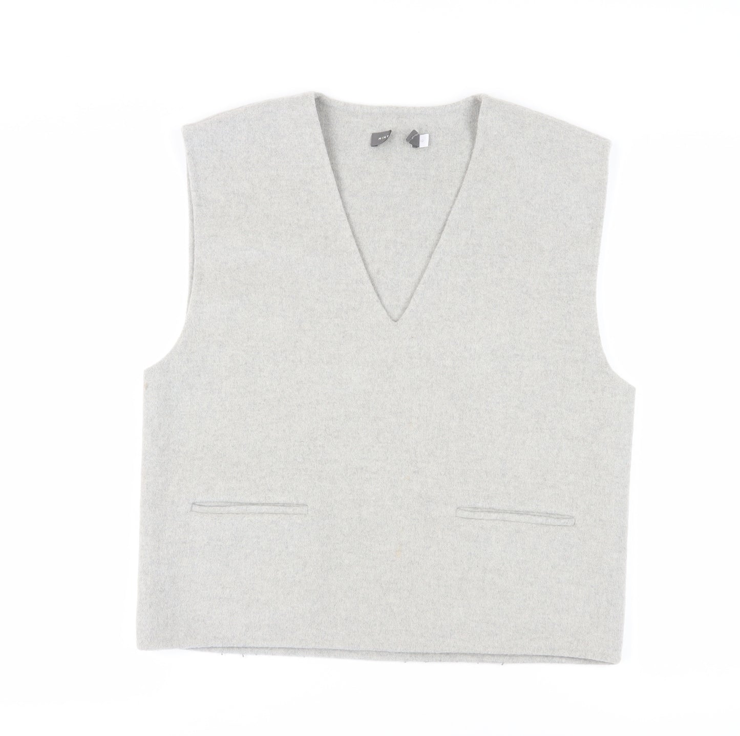 Mint Velvet Grey Wool Blend Women’s Vest Size 12