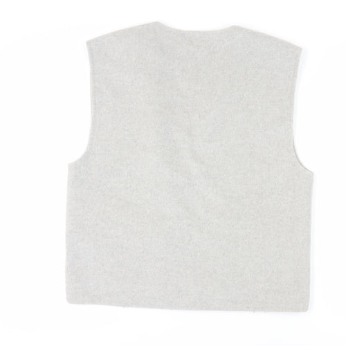 Mint Velvet Grey Wool Blend Women’s Vest Size 12