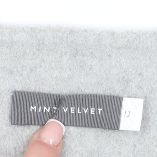 Mint Velvet Grey Wool Blend Women’s Vest Size 12