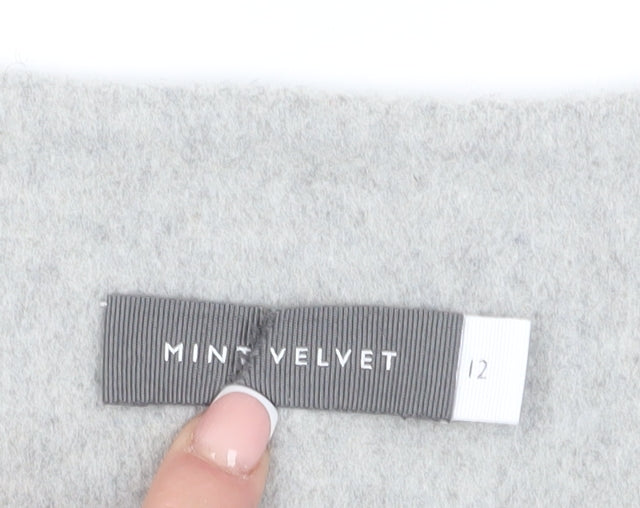 Mint Velvet Grey Wool Blend Women’s Vest Size 12