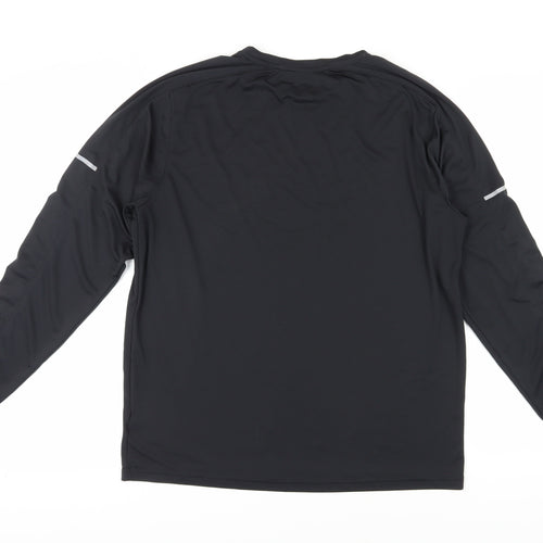 New Balance Men's Black Long Sleeve Athletic Top L