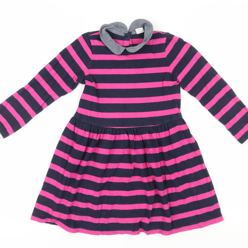 Gap Girls Multicoloured Stripe A-Line Dress 5 Years
