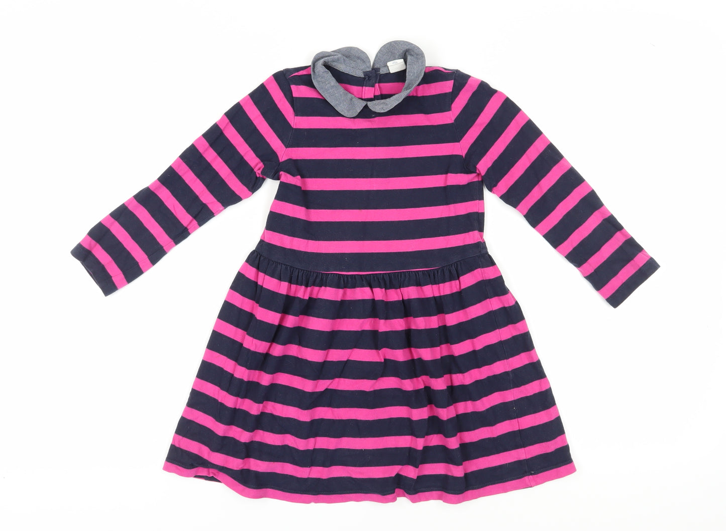 Gap Girls Multicoloured Stripe A-Line Dress 5 Years