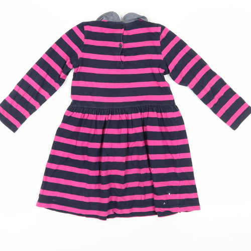 Gap Girls Multicoloured Stripe A-Line Dress 5 Years