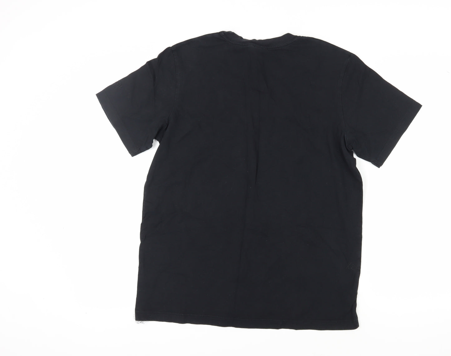 Cotton Traders Men's Black V-Neck T-Shirt