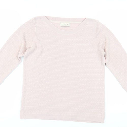 Marks and Spencer Women's Pink 3/4 Sleeve Pullover Size 14