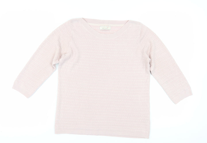 Marks and Spencer Women's Pink 3/4 Sleeve Pullover Size 14