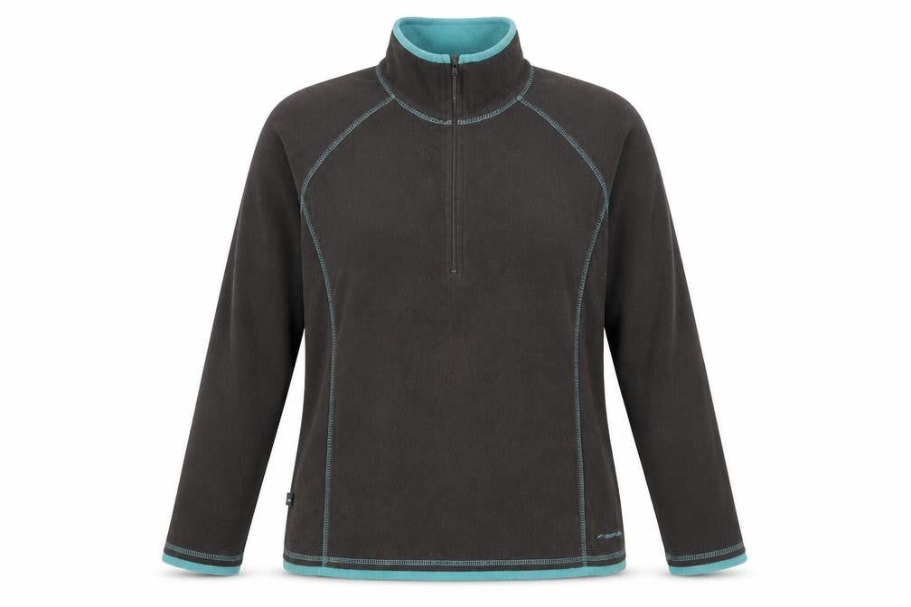 Front view of Mountain Life Women's Brown Pullover Sweatshirt, size 14
