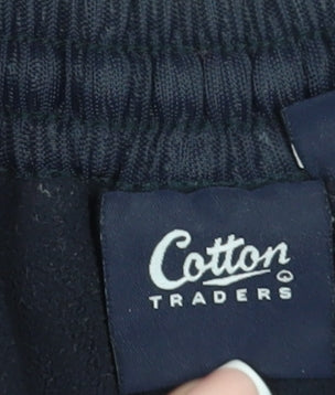 Cotton Traders Men's Blue Rain Trousers L